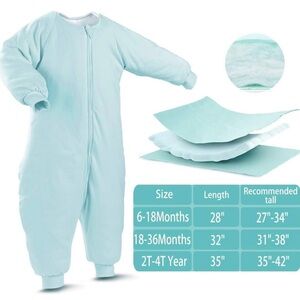 Mint Green Baby Sleep Sack
